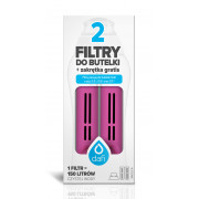 2 pack - filtry pro filtrační láhev + uzávěr 