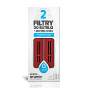 2 pack - filtry pro filtrační láhev + uzávěr 