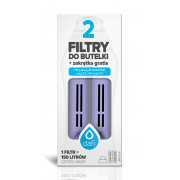 2 pack - filtry pro filtrační láhev + uzávěr 